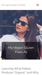 Mobile Screenshot of myveganglutenfreelife.com